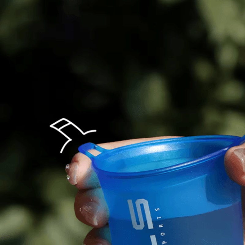 200ml Foldable Sports Water Cup Lightweight Soft Cup For Marathon And Trail Running 6