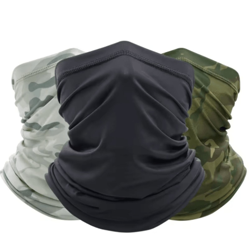 Summer Tactical Camo Bandana Breathable Sports Neck Gaiter Face Mask For Cycling Hunting And Hike 0