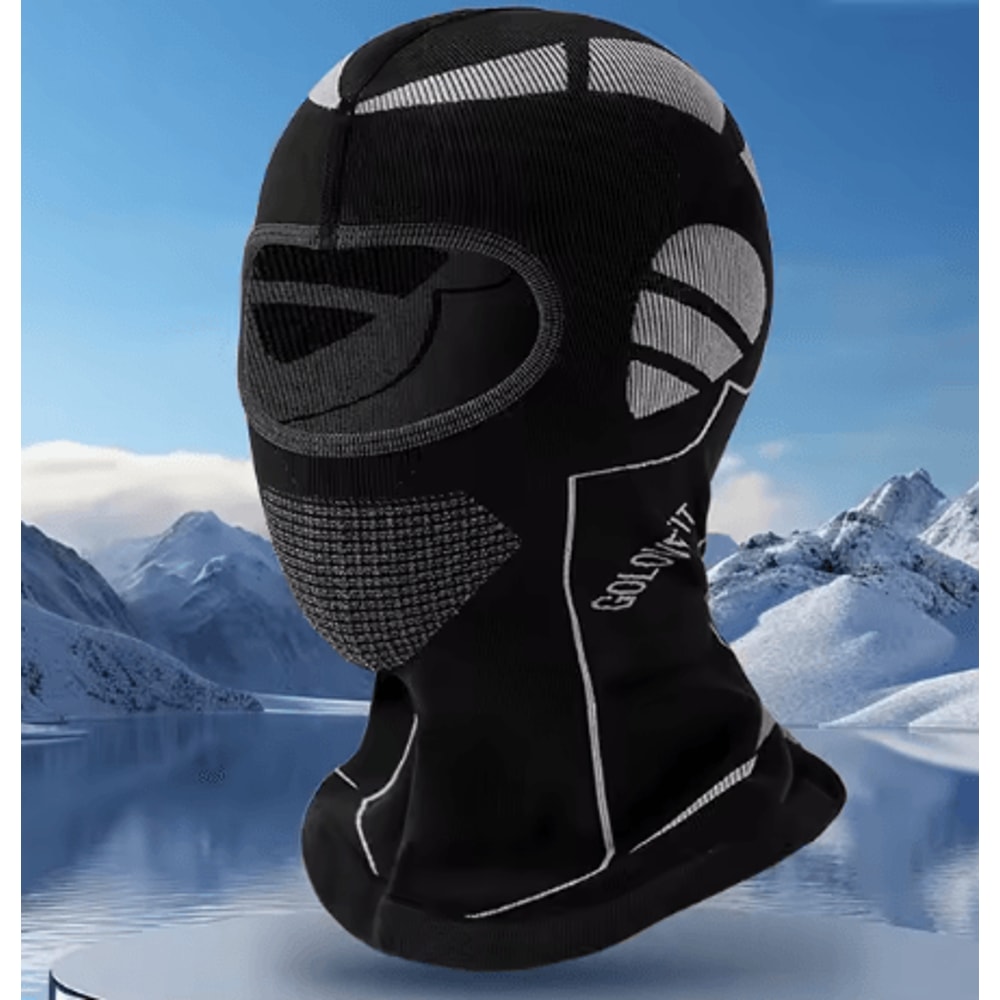 Cold Proof Thermal Balaclava Scarf Full Face Ski Hat And Helmet Liner For Men And Women 4