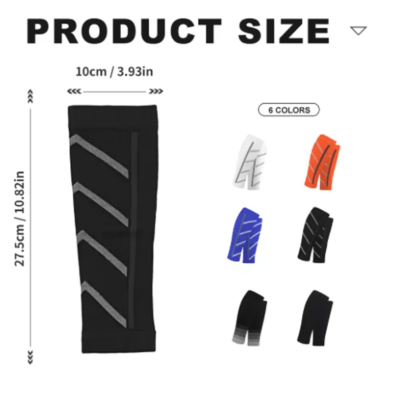 Compression Sports Calf Socks Long Pressure Support Stockings For Men Night Running And Outdoor Tra 11