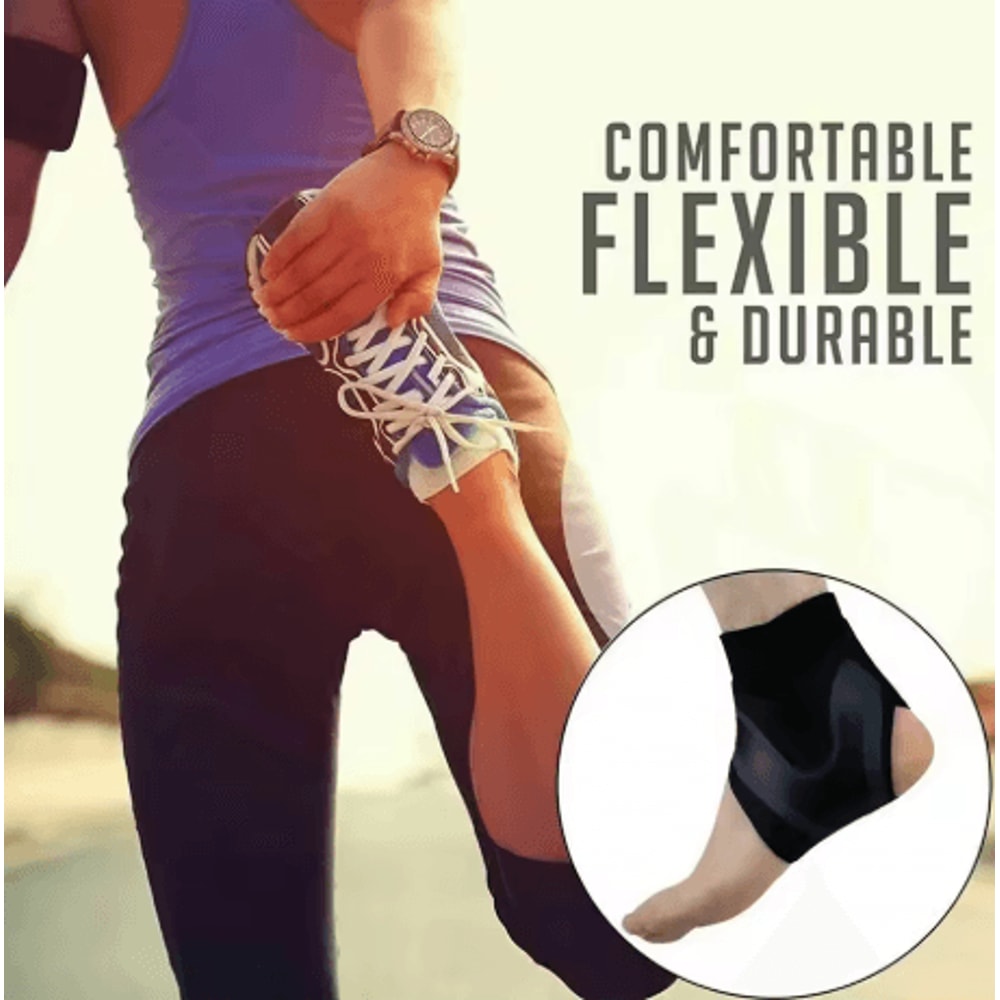 Ankle Brace Compression Sleeve Breathable Support Wrap For Running Football And Cycling 3