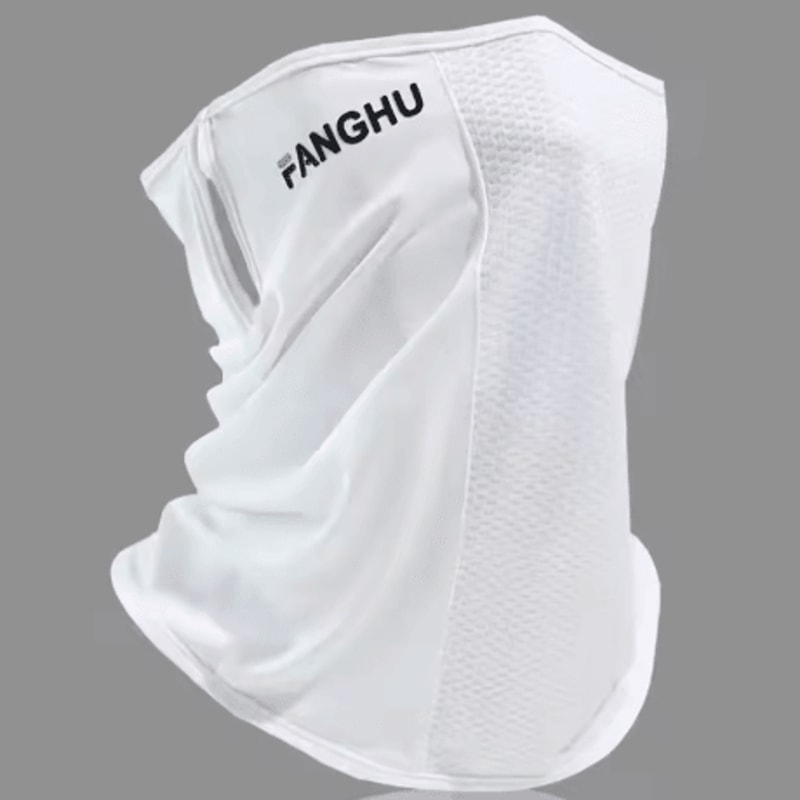 Breathable Sun Protection Face Mask Anti UV Mesh Neck Gaiter With Elastic Ear Loops 1