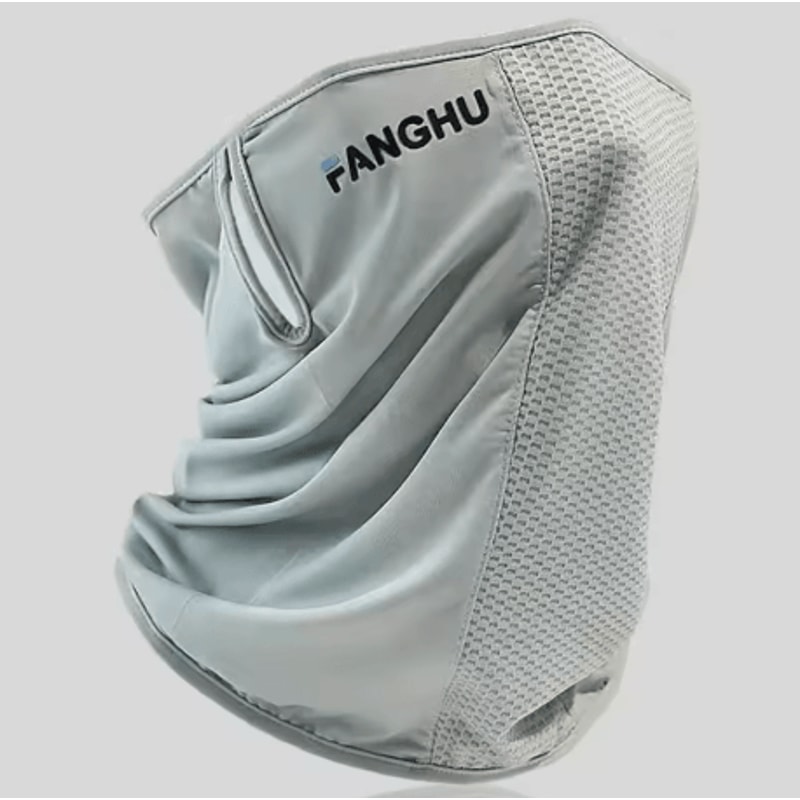 Breathable Sun Protection Face Mask Anti UV Mesh Neck Gaiter With Elastic Ear Loops 3