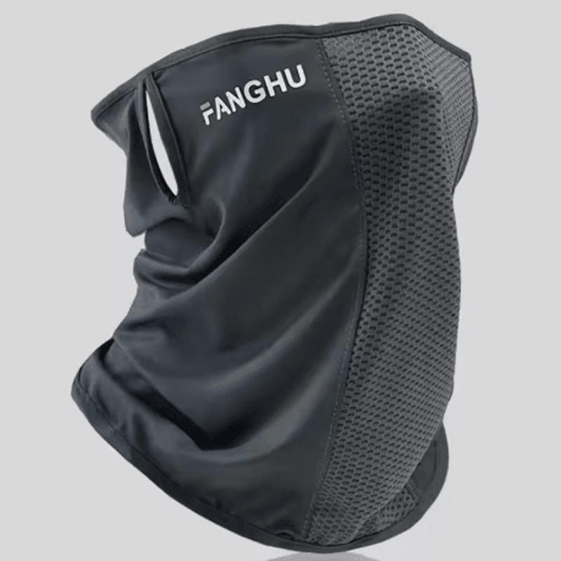 Breathable Sun Protection Face Mask Anti UV Mesh Neck Gaiter With Elastic Ear Loops 5