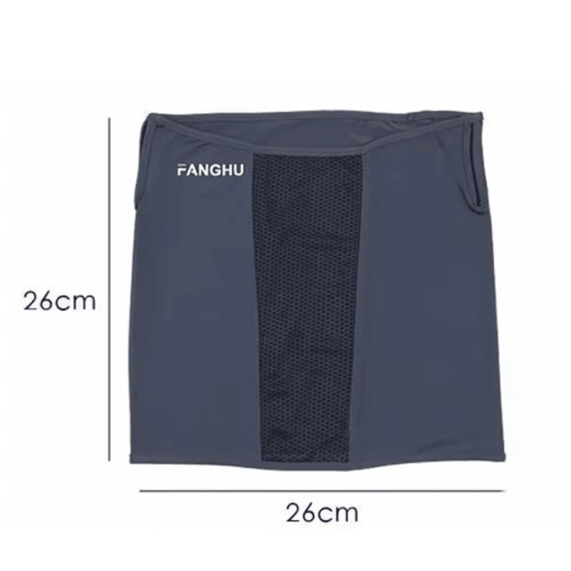 Breathable Sun Protection Face Mask Anti UV Mesh Neck Gaiter With Elastic Ear Loops 6