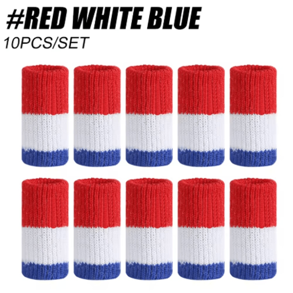 10 Pack Finger Brace Splints Breathable Elastic Thumb And Finger Support Stabilizers For Golf 2