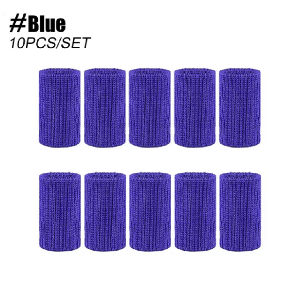 10 Pack Finger Brace Splints Breathable Elastic Thumb And Finger Support Stabilizers For Golf 5