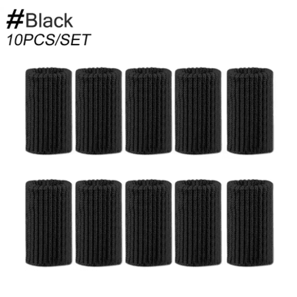 10 Pack Finger Brace Splints Breathable Elastic Thumb And Finger Support Stabilizers For Golf 7