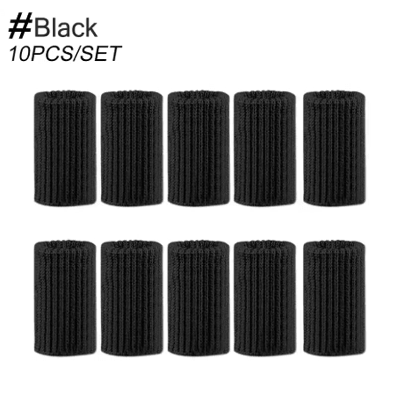 10 Pack Finger Brace Splints Breathable Elastic Thumb And Finger Support Stabilizers For Golf 7