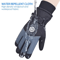 Winter Waterproof Ski Gloves Touchscreen PU Leather Non Slip Snow Gloves For Motorcycle And Cycling 9