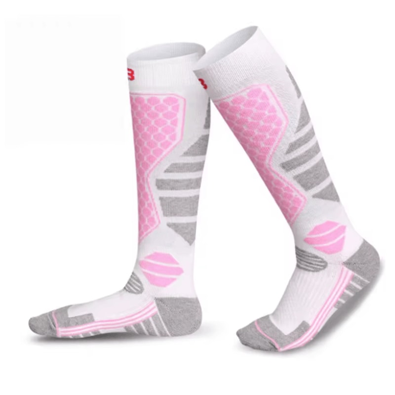 Winter Warm Ski Socks Thermal Anti Slip Compression Knee High Socks For Skiing And Snowboarding 1