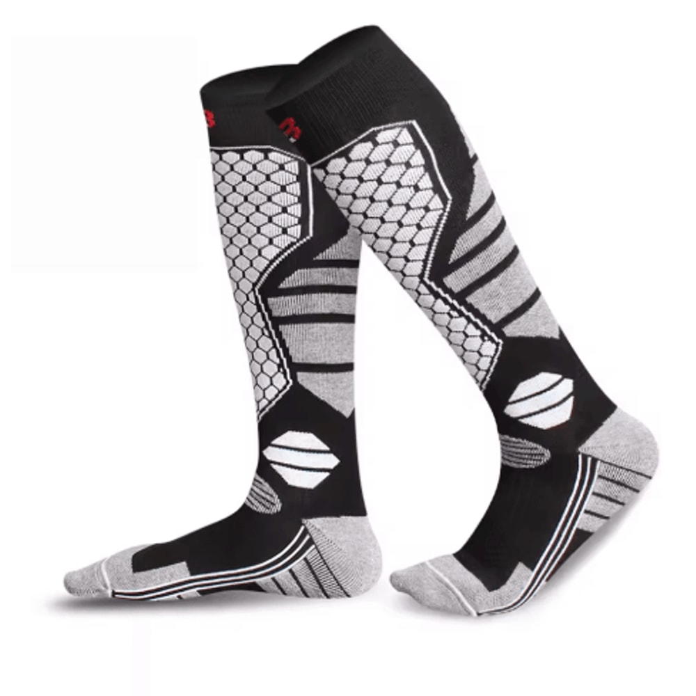 Winter Warm Ski Socks Thermal Anti Slip Compression Knee High Socks For Skiing And Snowboarding 3