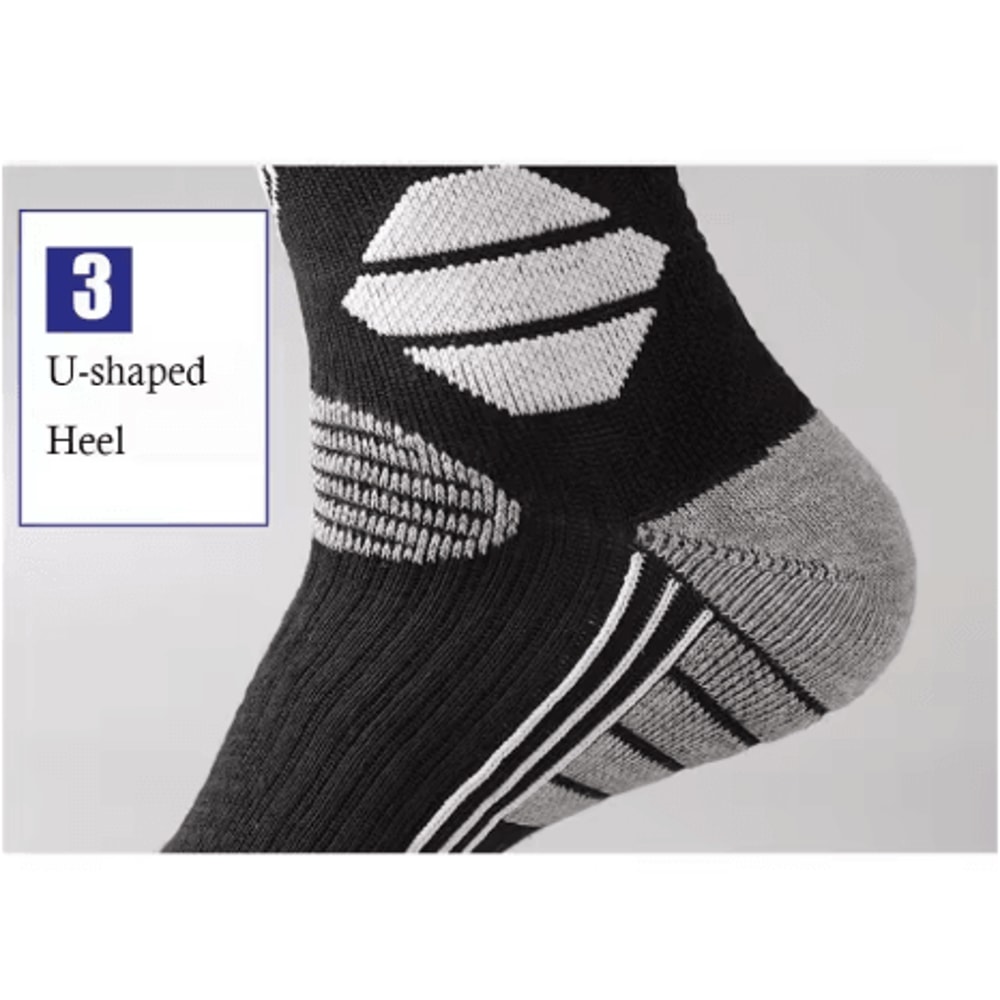 Winter Warm Ski Socks Thermal Anti Slip Compression Knee High Socks For Skiing And Snowboarding 7