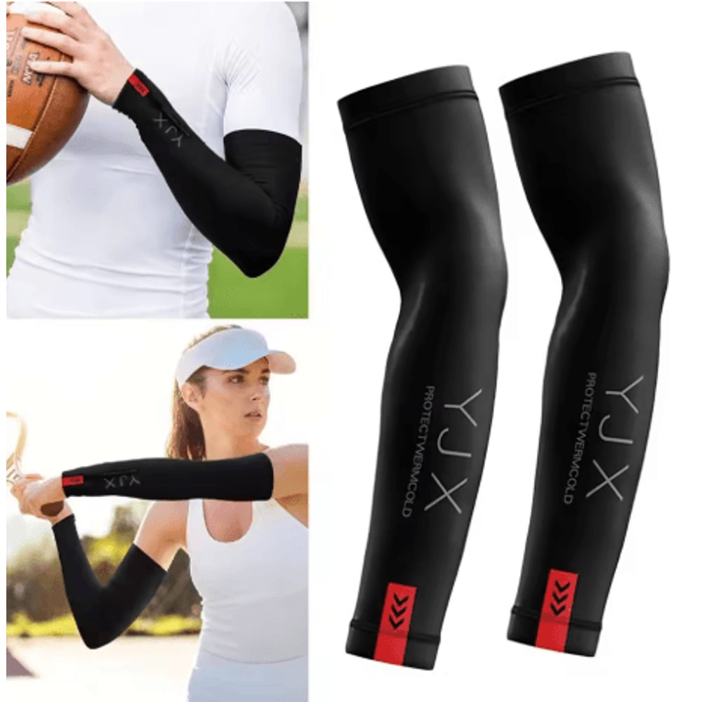 Summer Ice Silk Arm Sleeves Breathable Elastic Sun Protection Arm Covers For Running Cycling And Dr 7