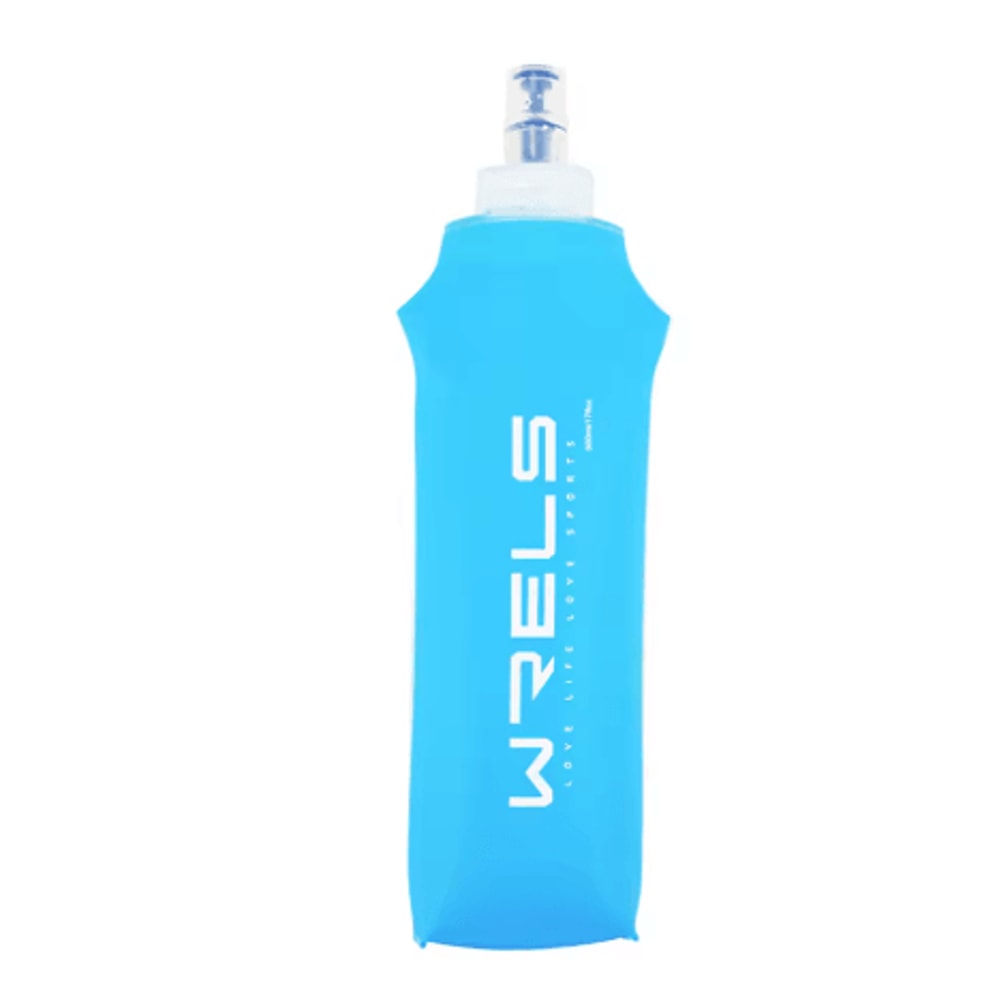 WRELS Soft Water Bottle Flask BPA Free Folding Hydration Bag For Running Cycling And Camping 1