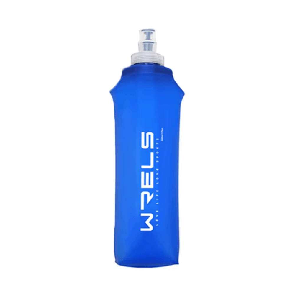 WRELS Soft Water Bottle Flask BPA Free Folding Hydration Bag For Running Cycling And Camping 4