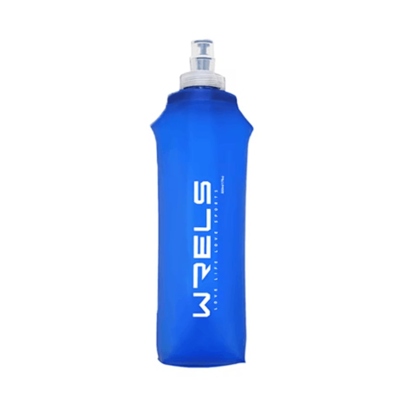 WRELS Soft Water Bottle Flask BPA Free Folding Hydration Bag For Running Cycling And Camping 4