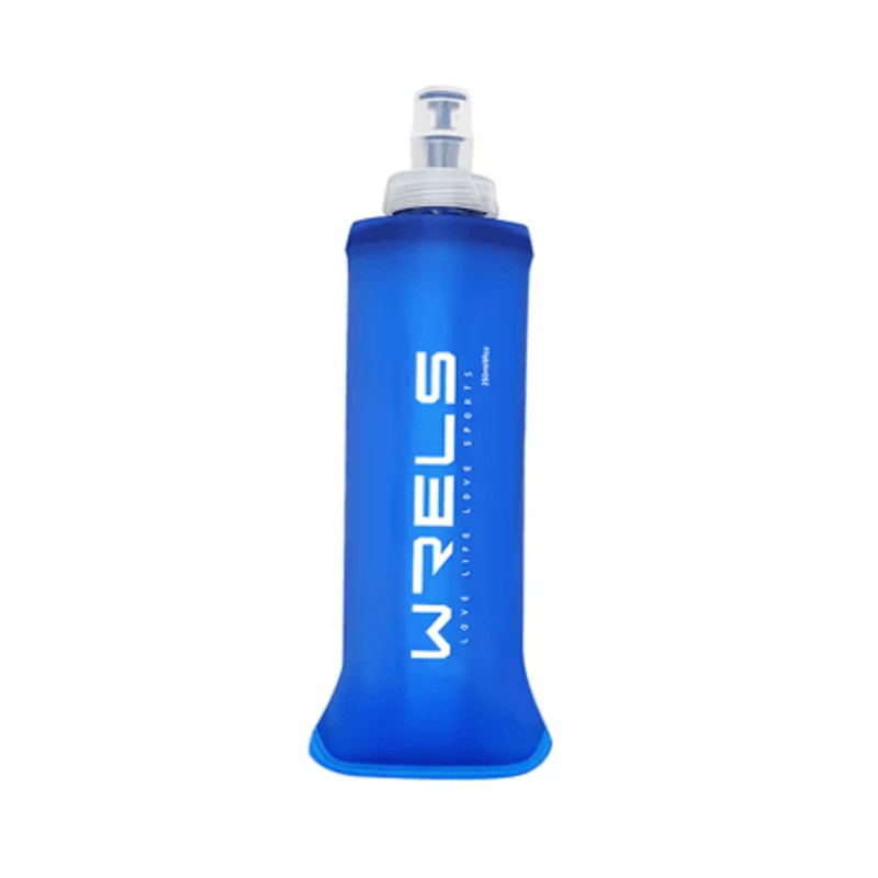 WRELS Soft Water Bottle Flask BPA Free Folding Hydration Bag For Running Cycling And Camping 5
