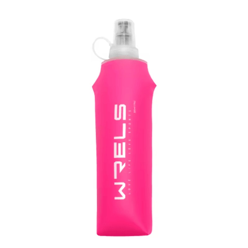WRELS Soft Water Bottle Flask BPA Free Folding Hydration Bag For Running Cycling And Camping 7