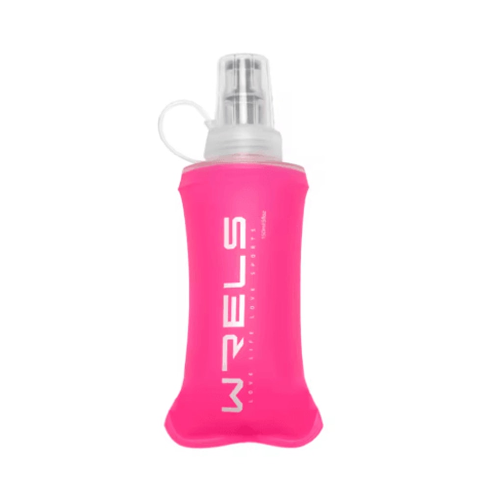 WRELS Soft Water Bottle Flask BPA Free Folding Hydration Bag For Running Cycling And Camping 9