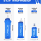 WRELS Soft Water Bottle Flask BPA Free Folding Hydration Bag For Running Cycling And Camping 14
