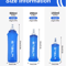 WRELS Soft Water Bottle Flask BPA Free Folding Hydration Bag For Running Cycling And Camping 14
