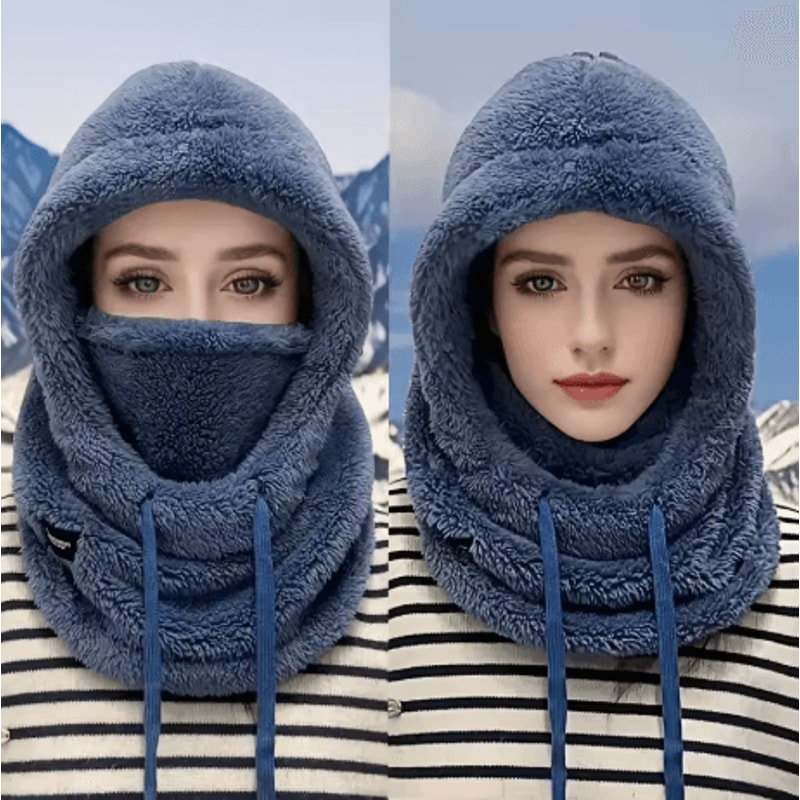 Winter Thermal Balaclava Ski Hood Windproof Polar Fleece Face And Neck Cover For Cycling And Motorc 9