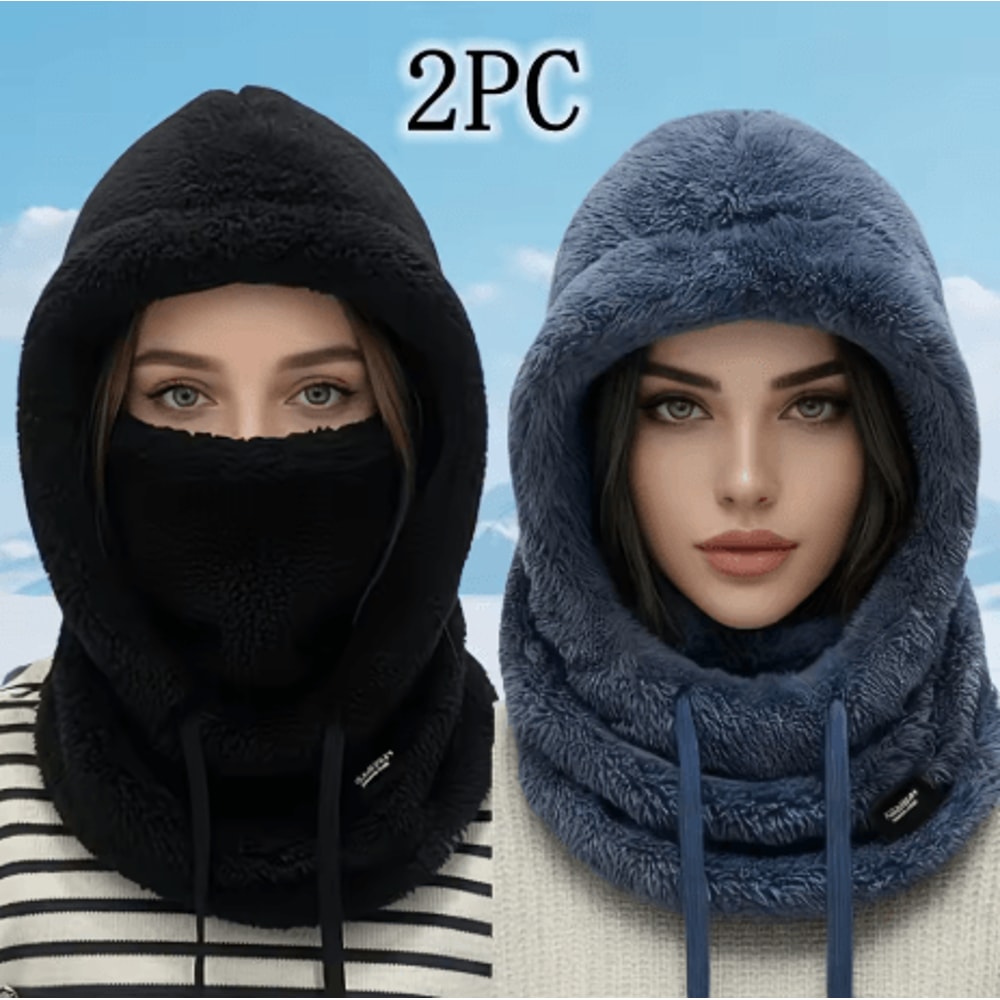 Winter Thermal Balaclava Ski Hood Windproof Polar Fleece Face And Neck Cover For Cycling And Motorc 2