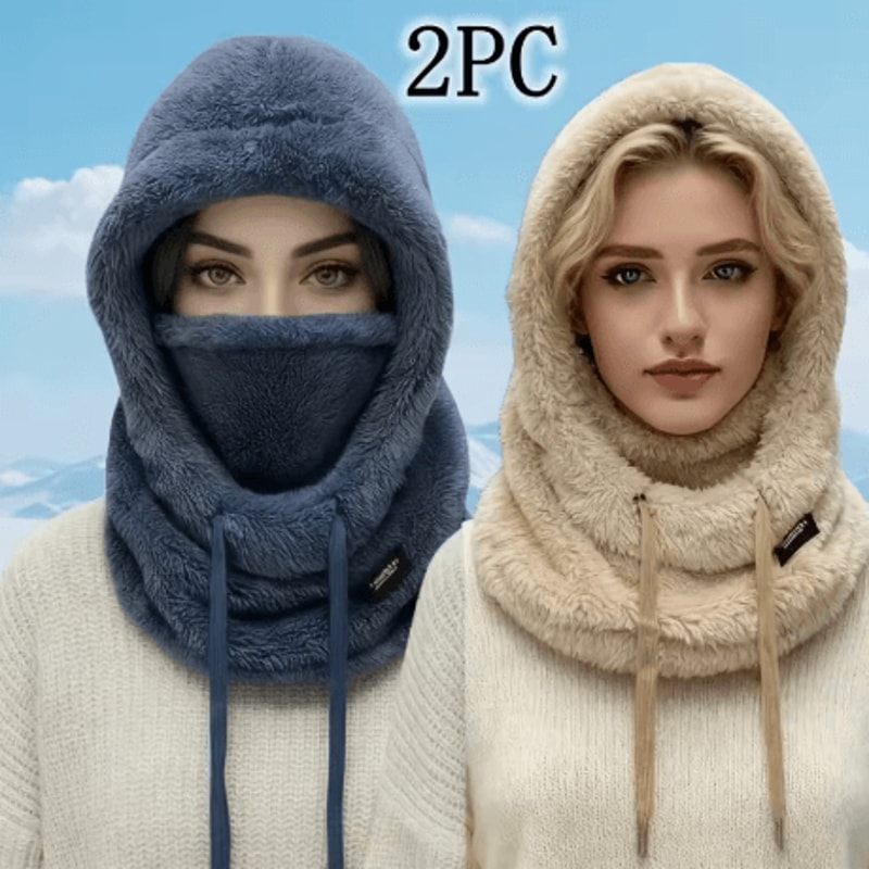 Winter Thermal Balaclava Ski Hood Windproof Polar Fleece Face And Neck Cover For Cycling And Motorc 3