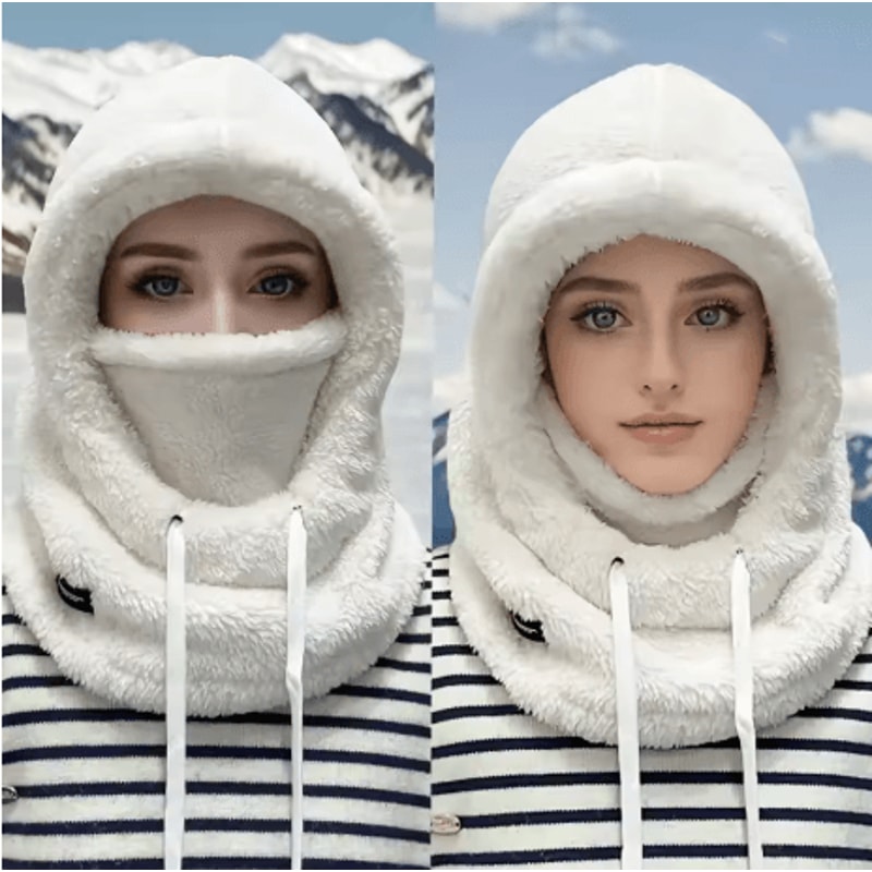 Winter Thermal Balaclava Ski Hood Windproof Polar Fleece Face And Neck Cover For Cycling And Motorc 5