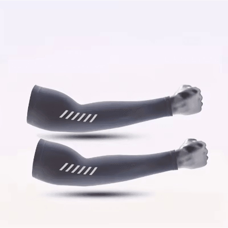 Mens Ice Silk Cooling Arm Sleeves Lightweight Breathable Sports Sleeves For Cycling Running And Fis 3