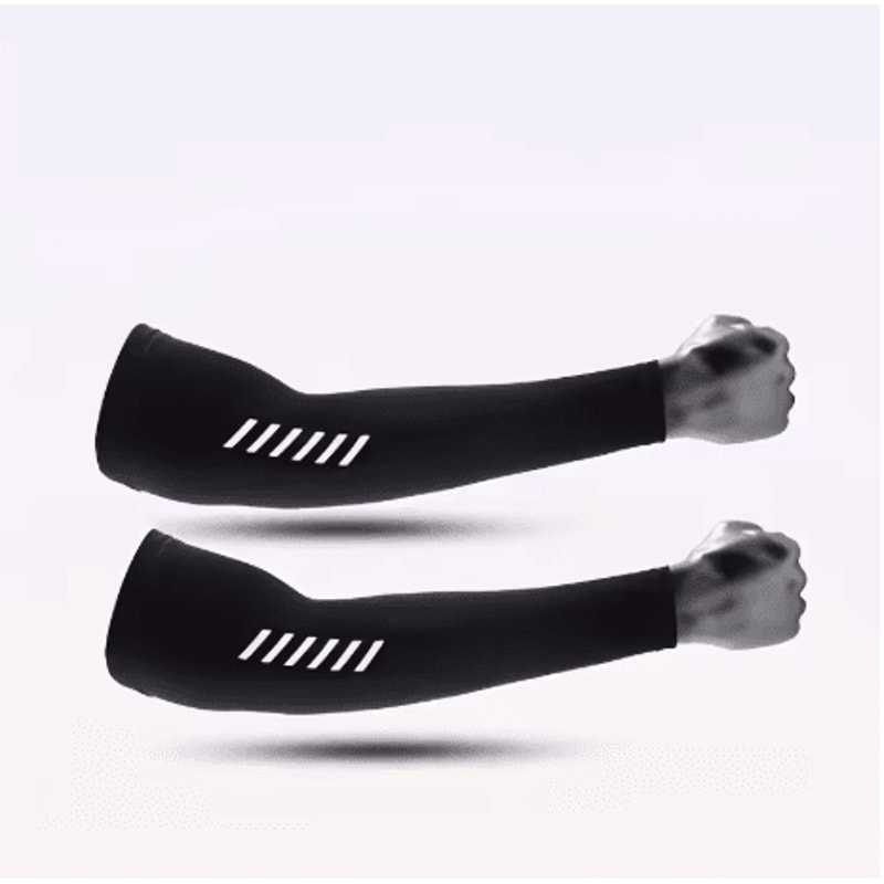 Mens Ice Silk Cooling Arm Sleeves Lightweight Breathable Sports Sleeves For Cycling Running And Fis 4