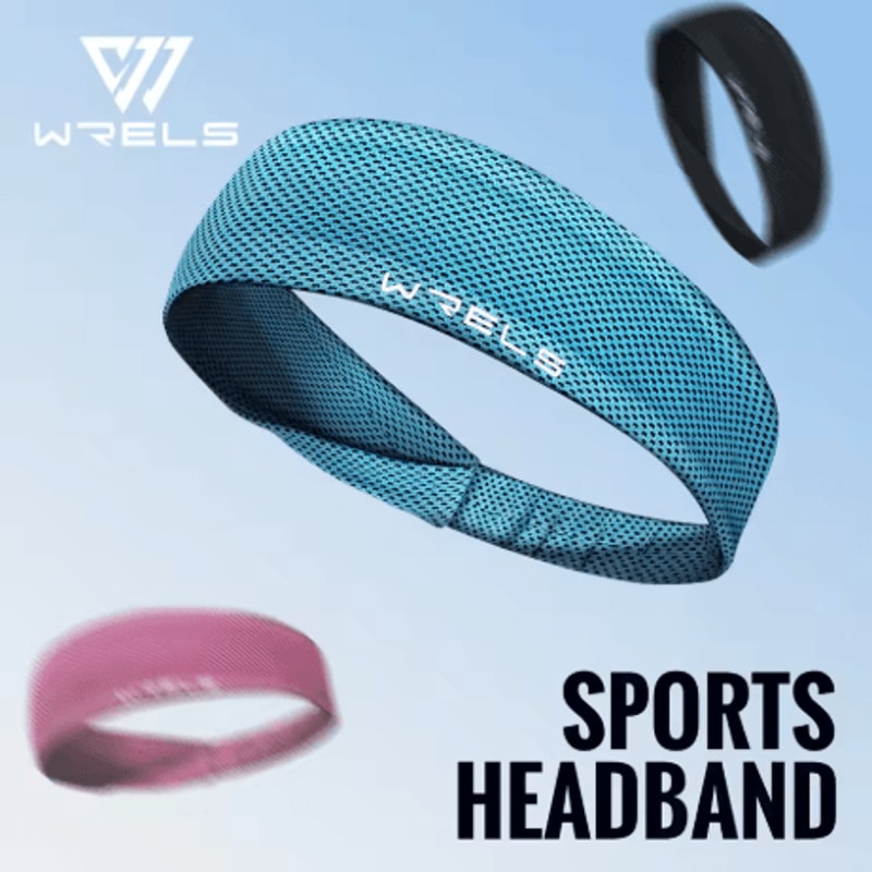 Summer Sports Headband Breathable Non Slip Sweat Wicking Fitness Hairband For Running And Tennis 9