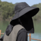 Summer UV Protection Sun Hat Wide Brim Outdoor Fishing And Hiking Bucket Hat With Neck Flap Unisex 7