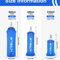 Collapsible Silicone Sports Water Bottle BPA Free Bite Valve Bottle For Running Camping And Travel 14