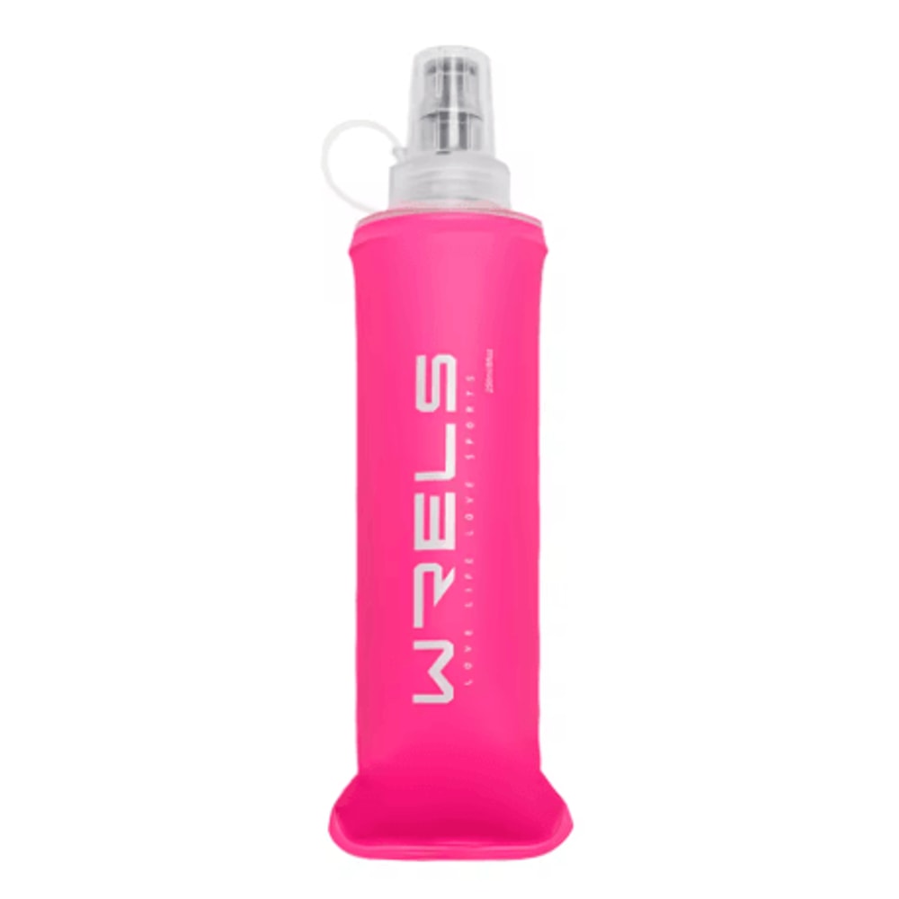 Collapsible Silicone Sports Water Bottle BPA Free Bite Valve Bottle For Running Camping And Travel 2