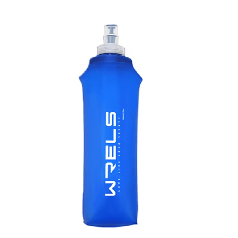 Collapsible Silicone Sports Water Bottle BPA Free Bite Valve Bottle For Running Camping And Travel 3
