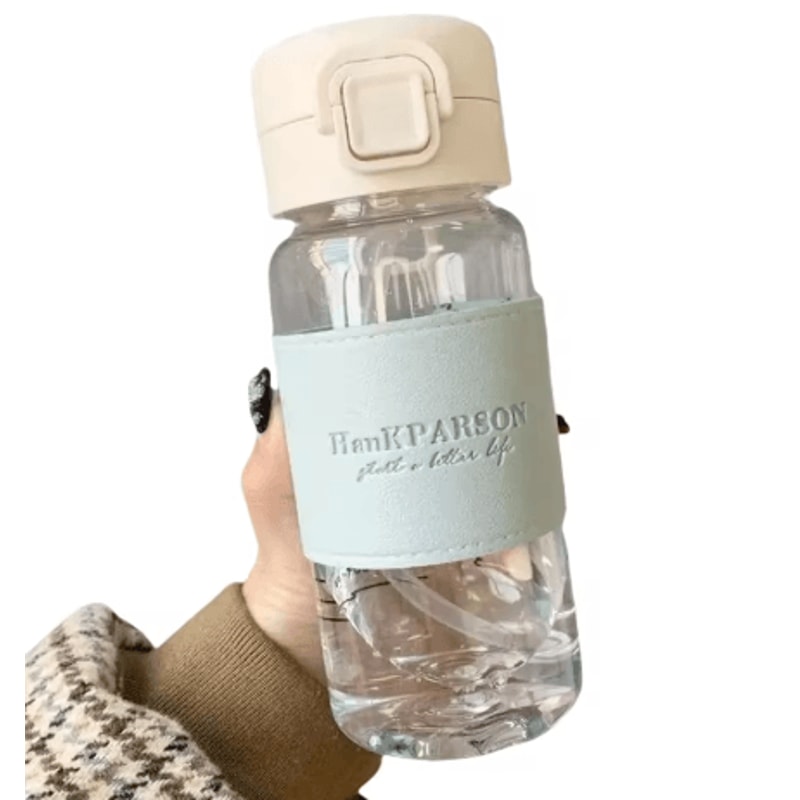 500ml Cute Kids Water Bottle With Straw Leak Proof Pop Up Drinking Bottle For School 4