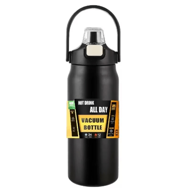 1500ml Stainless Steel Thermal Mug Vacuum Insulated Sports Water Bottle With Straw Hot And Cold 1