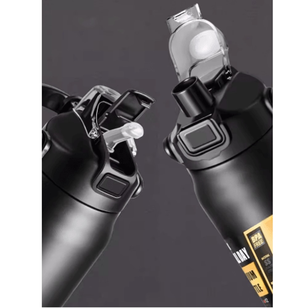 1500ml Stainless Steel Thermal Mug Vacuum Insulated Sports Water Bottle With Straw Hot And Cold 6