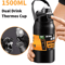 1500ml Stainless Steel Thermal Mug Vacuum Insulated Sports Water Bottle With Straw Hot And Cold 0
