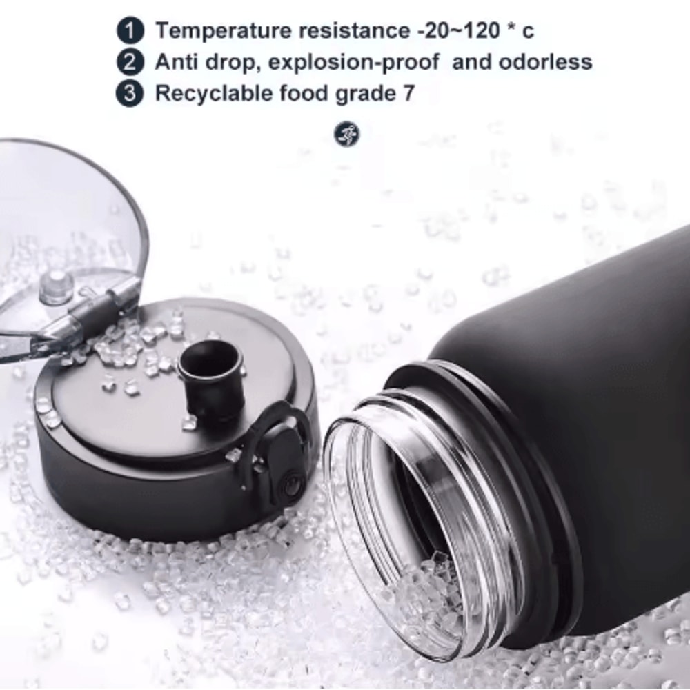 Large Capacity Leak Proof Sports Water Bottle Colorful Plastic Gym And Outdoor Bottle 650 1000ml 6