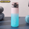Large Capacity Leak Proof Sports Water Bottle Colorful Plastic Gym And Outdoor Bottle 650 1000ml 0