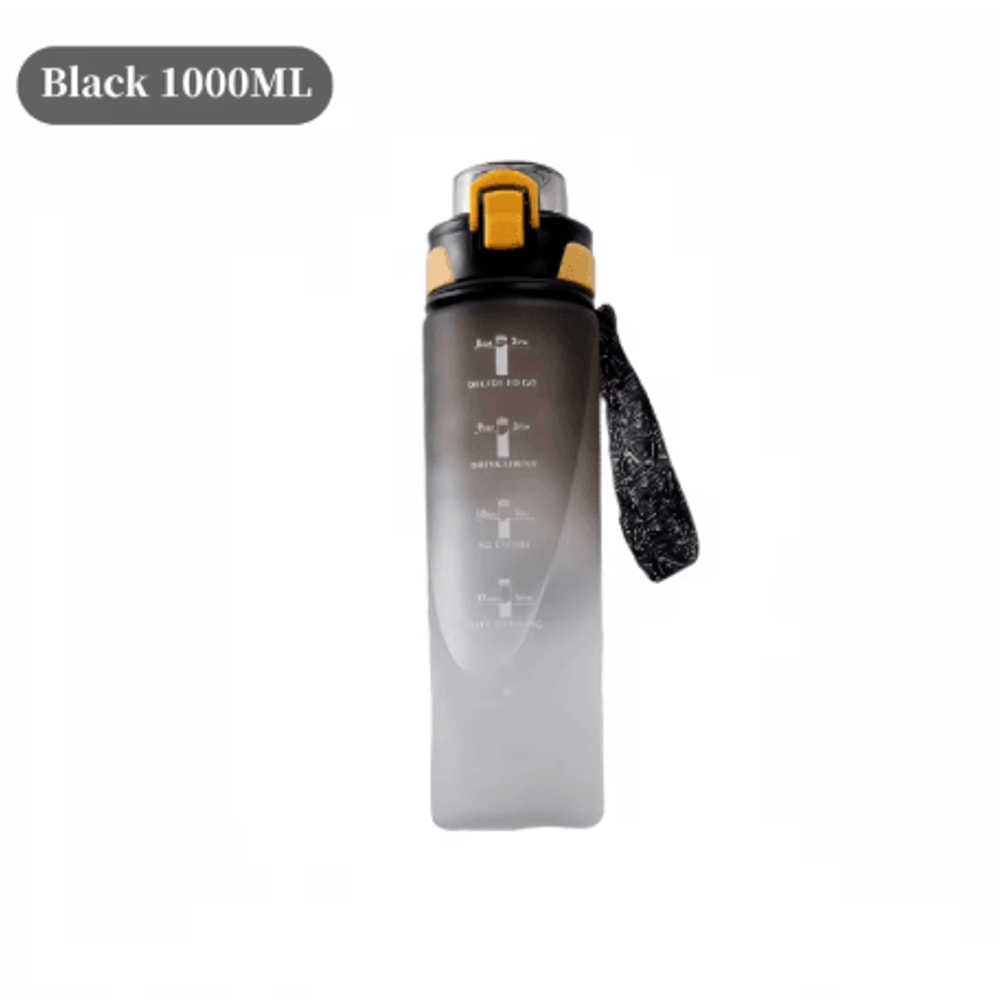 1 Liter Gradient Sports Water Bottle With Scale Large Capacity Outdoor Gym Hiking Bottle 6