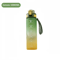 1000ml Gradient Sports Water Bottle Leak Proof Hydration Bottle With Time Marker And Hand Strap 2