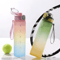 1000ml Gradient Sports Water Bottle Leak Proof Hydration Bottle With Time Marker And Hand Strap 9