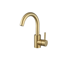 Stainless Steel Golden Basin Faucet European Style Brushed Gold Countertop Faucet For Hot And Cold 1