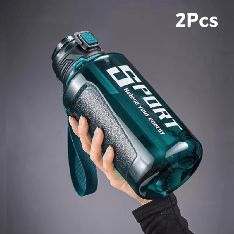 Large Capacity Sports Water Bottle Leakproof Plastic Drinking Bottle For Gym Cycling And Outdoor Tr 1