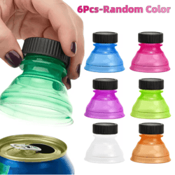reusable airtight bottle and can caps soda saver dust proof covers for beer water and drink dispensers 6 to 12 pcs