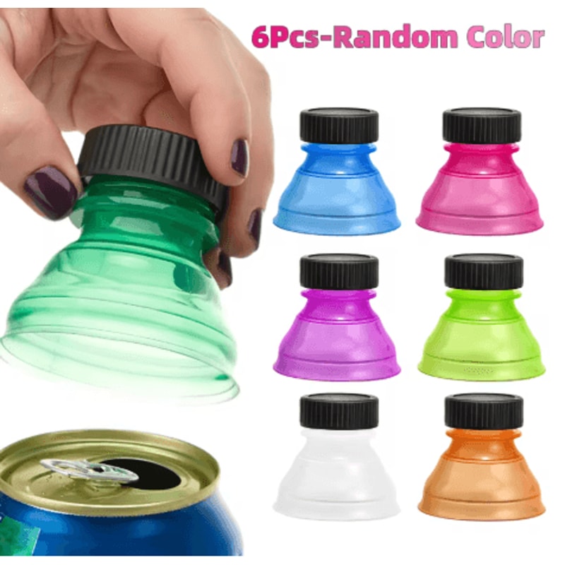 Reusable Airtight Bottle And Can Caps Soda Saver Dust Proof Covers For Beer Water And Drink Dispens 0